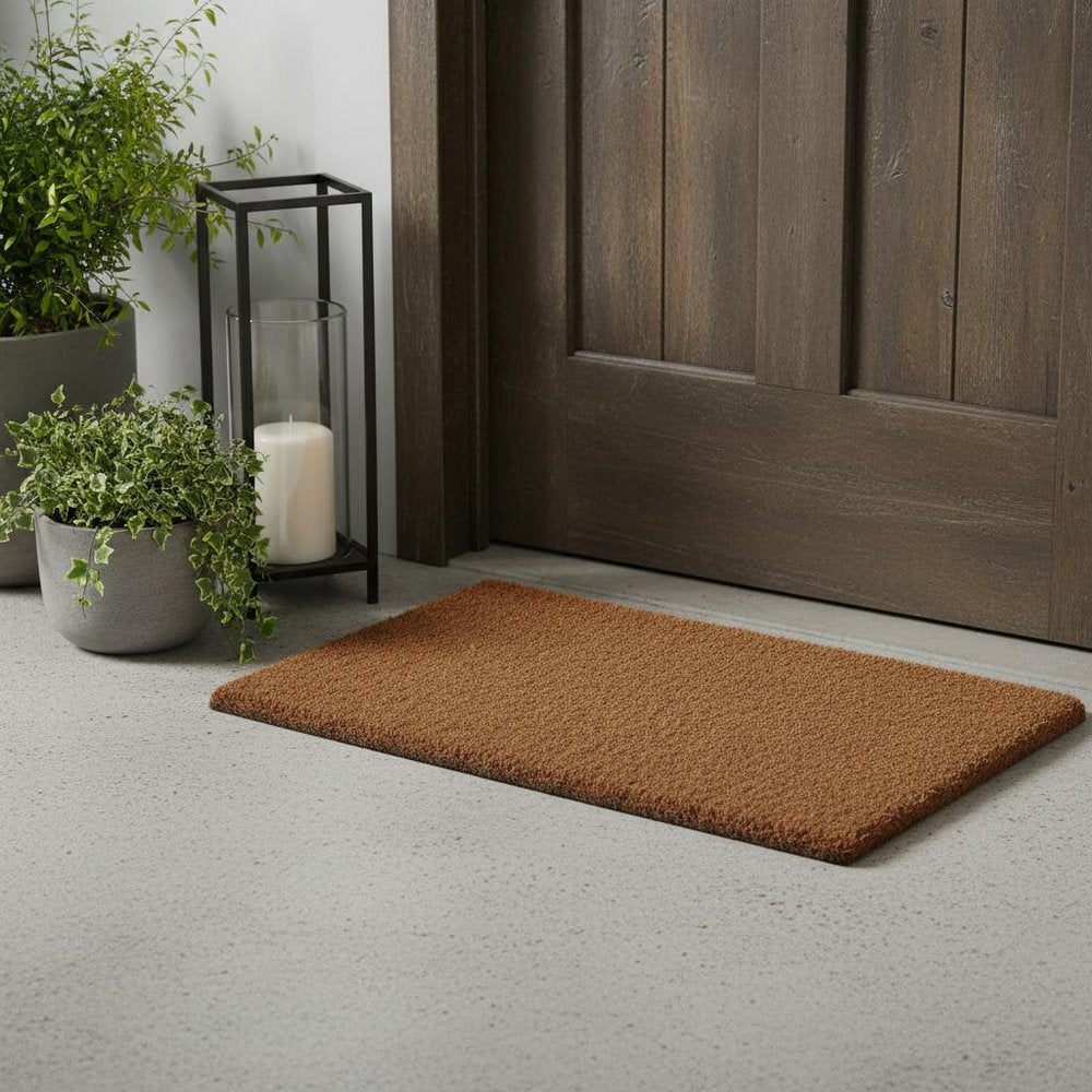 14" X 24" Brown Coir Outdoor Door Mat