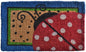 18" X 30" Blue and Brown Coir Ladybug Outdoor Door Mat
