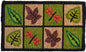 18" X 30" Brown Coir Leaves Outdoor Door Mat