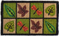 18" X 30" Brown Coir Leaves Outdoor Door Mat