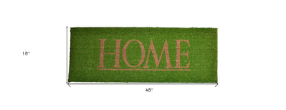 18" X 48" Green Coir Home Outdoor Door Mat