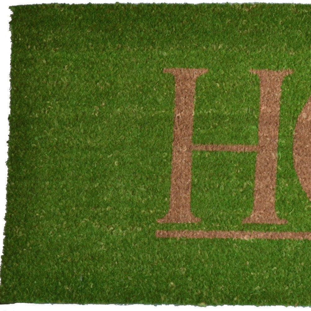 18" X 48" Green Coir Home Outdoor Door Mat