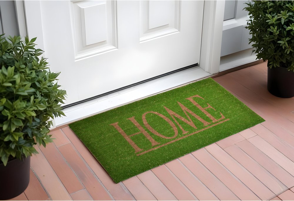 18" X 48" Green Coir Home Outdoor Door Mat