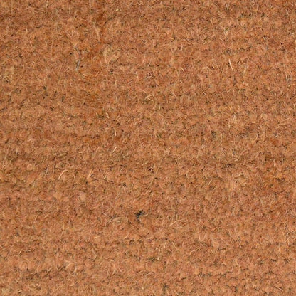 18" X 30" Brown and Black Coir Scrollwork Outdoor Door Mat