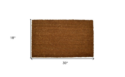 18" X 30" Brown Coir Outdoor Door Mat