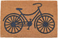 24" X 36" Brown and Black Coir Bicycle Outdoor Door Mat
