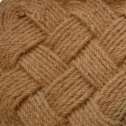 18" X 30" Brown Coir Weave Outdoor Door Mat