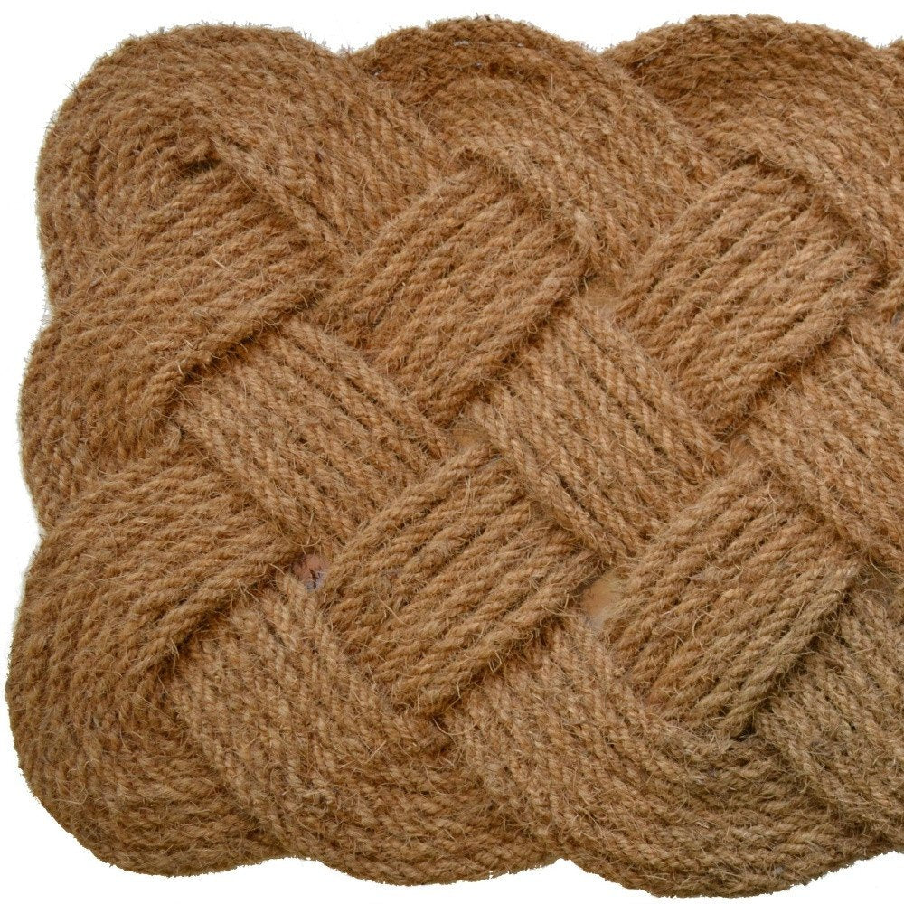 18" X 30" Brown Coir Weave Outdoor Door Mat