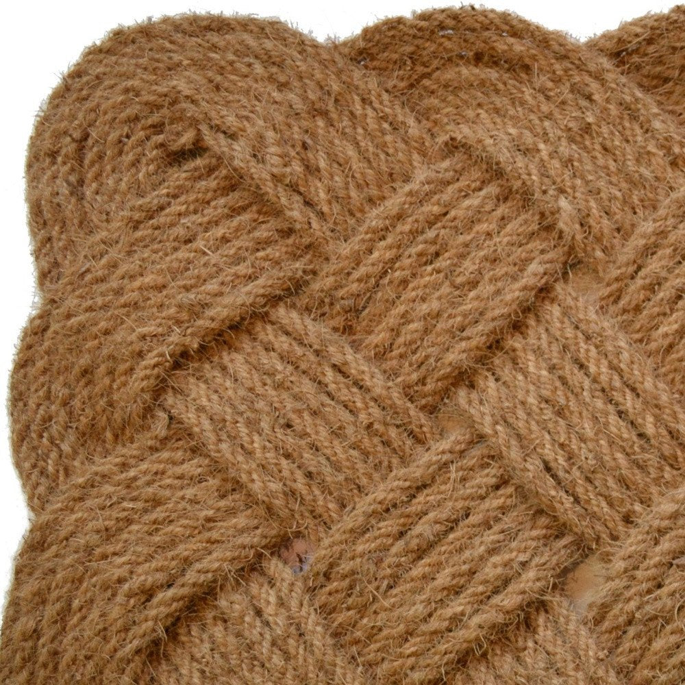 18" X 30" Brown Coir Weave Outdoor Door Mat