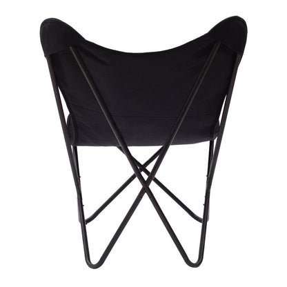 26" Black Tropical Butterfly Chair
