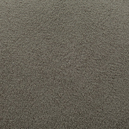 30" Khaki And Black Faux Shearling And Upholstered Slipper Chair