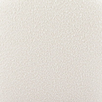 30" White Faux Shearling And Upholstered Arm Chair