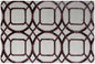 5' X 8' Silver Abstract Geometric Hand Tufted Non Skid Area Rug