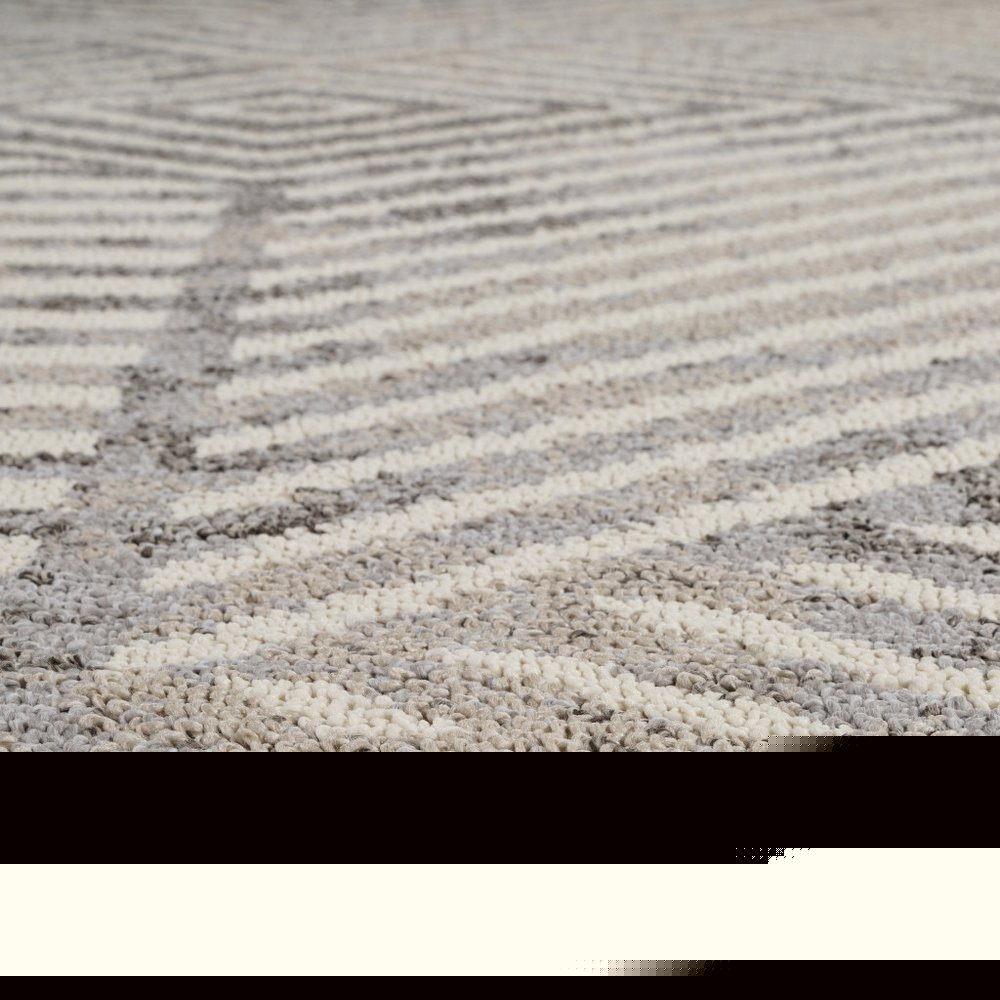 8' X 11' Gray and Beige Abstract Distressed Area Rug