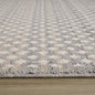 8' Gray And Beige Moroccan Distressed Runner Rug