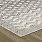 5' X 8' Gray and Beige Moroccan Distressed Area Rug