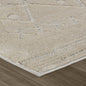 4' X 6' Gray and Beige Abstract Distressed Area Rug