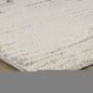7' X 10' Gray and Cream Abstract Distressed Area Rug