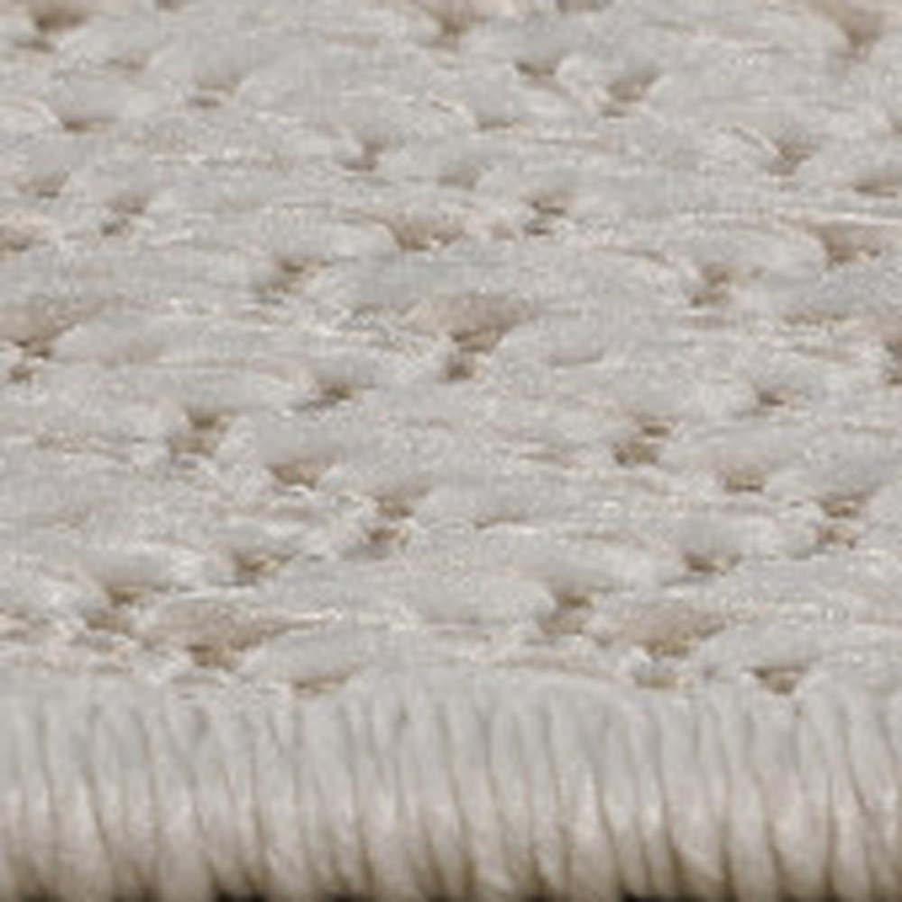 4' X 6' Cream and Beige Geometric Distressed Area Rug