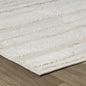 8' X 11' Gray and Beige Geometric Distressed Area Rug