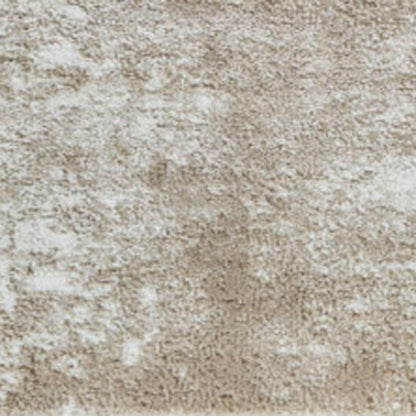 7' X 10' Cream and Beige Abstract Distressed Area Rug
