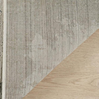 8' X 11' Beige and Green Abstract Distressed Area Rug