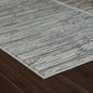 4' X 6' Beige and Brown Abstract Distressed Area Rug