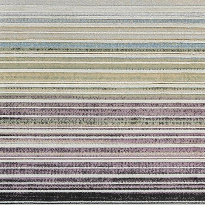4' X 6' Beige and Blue Abstract Distressed Area Rug