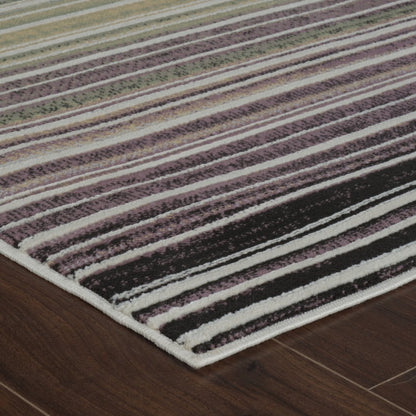 8' X 11' Beige and Blue Abstract Distressed Area Rug