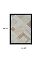 8' X 11' Beige and Brown Abstract Distressed Area Rug