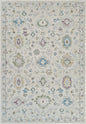 8' X 11' Cream and Beige Abstract Distressed Area Rug