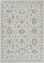 8' X 11' Cream and Beige Abstract Distressed Area Rug