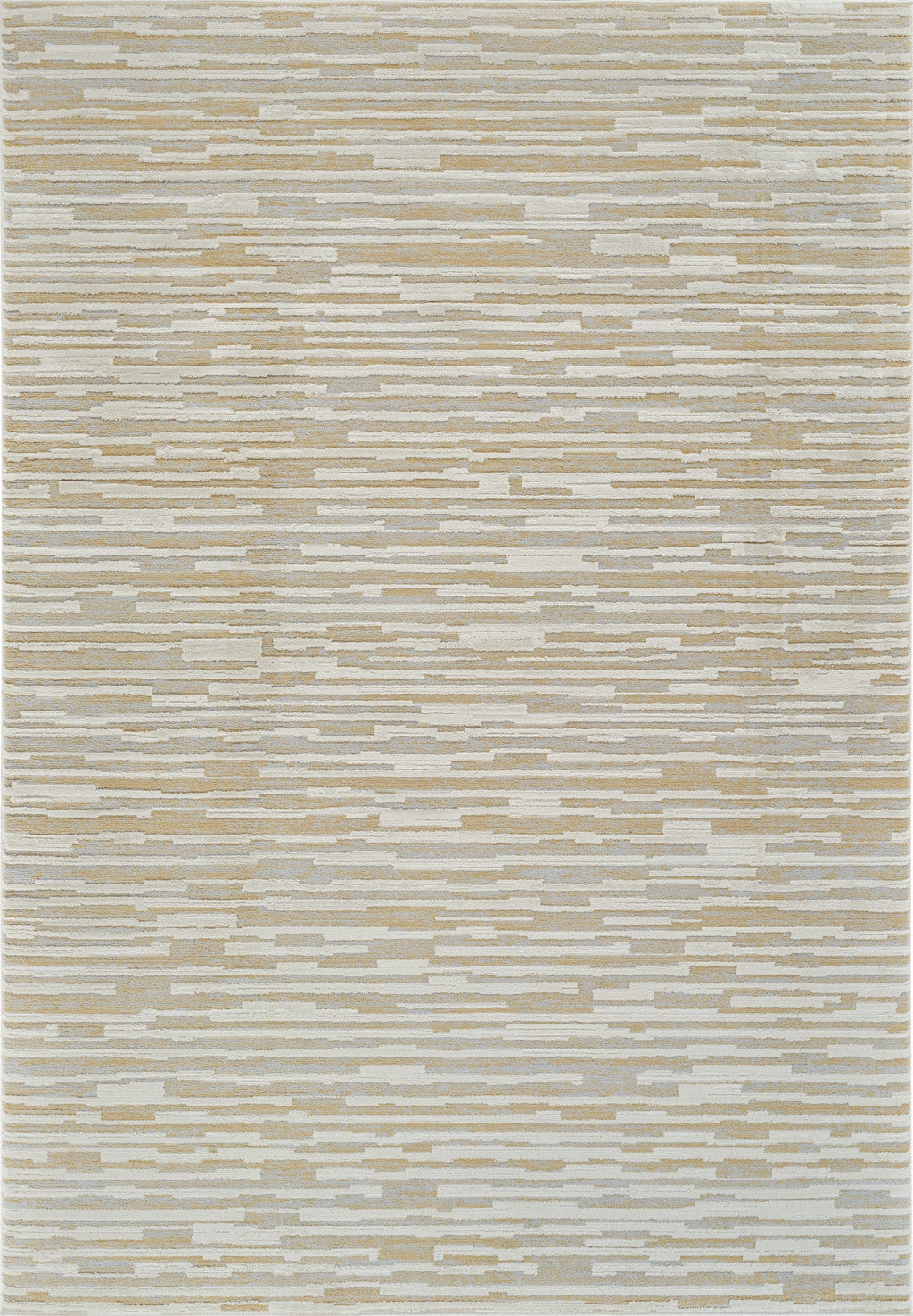 5' X 8' Beige and Brown Abstract Distressed Area Rug