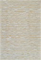 7' X 10' Beige and Brown Abstract Distressed Area Rug