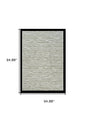 8' X 11' Beige and Green Abstract Distressed Area Rug