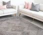 8' X 11' Beige and Gray Abstract Distressed Area Rug