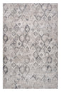 4' X 6' Beige and Gray Abstract Distressed Area Rug