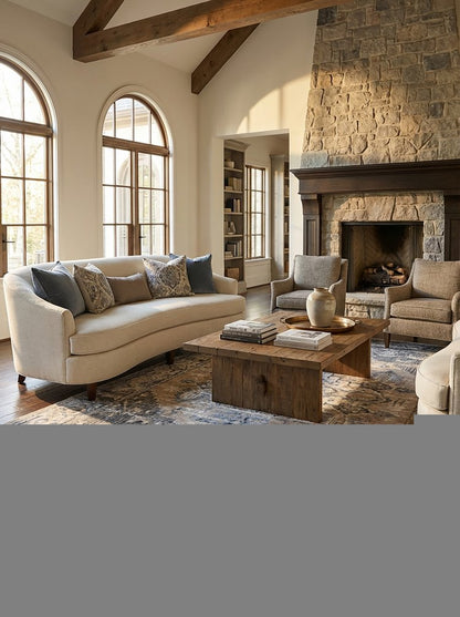 8' X 11' Gray and Brown Oriental Distressed Area Rug