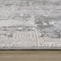 5' X 8' Gray and Beige Abstract Distressed Area Rug