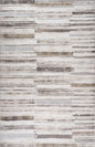 4' X 6' Beige and Brown Abstract Distressed Area Rug