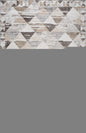 7' X 10' Beige and Brown Abstract Distressed Area Rug