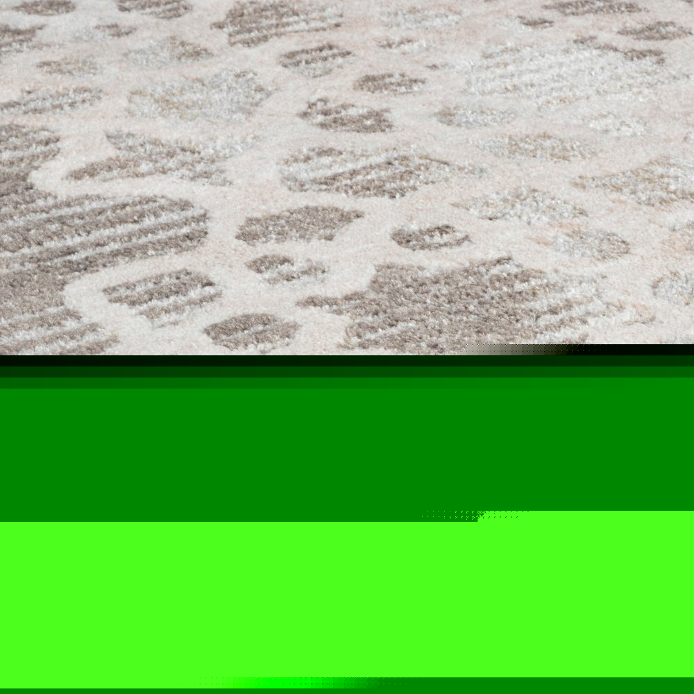 7' X 10' Brown and Beige Abstract Distressed Area Rug