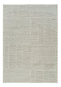 8' X 11' Cream and Green Abstract Distressed Area Rug