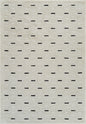 4' X 6' Cream and Black Abstract Distressed Area Rug