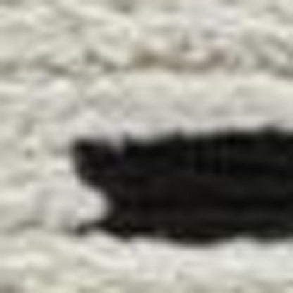 4' X 6' Cream and Black Abstract Distressed Area Rug