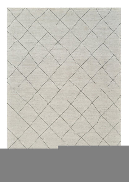4' X 6' Cream and Beige Abstract Distressed Area Rug