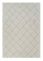 5' X 8' Cream and Beige Abstract Distressed Area Rug