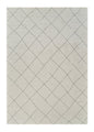 7' X 10' Cream and Beige Abstract Distressed Area Rug