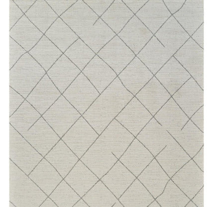 8' X 11' Cream and Beige Abstract Distressed Area Rug