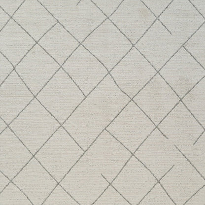 8' X 11' Cream and Beige Abstract Distressed Area Rug